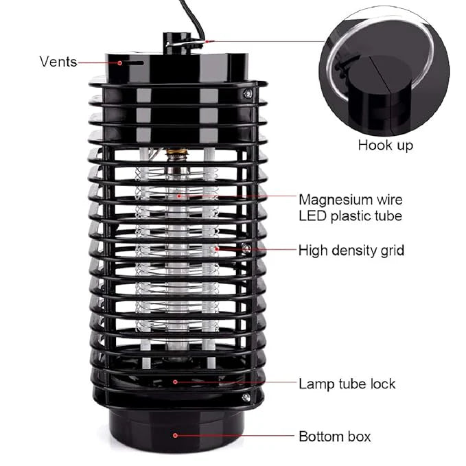 Tanawal Mart electronic mosquito killer device with UV light and electric grid to attract and eliminate mosquitoes effectively.