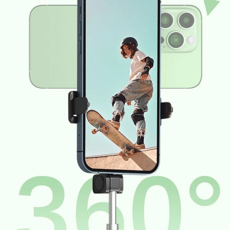 Tanawal Mart JC Series wireless Bluetooth selfie stick with smartphone holder and extendable arm for photos and videos.