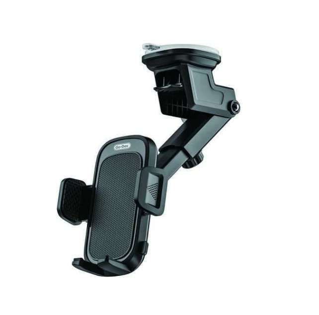 Tanawal Mart rotating car phone holder mounted on a dashboard, adjustable 360-degree rotation for hands-free phone use.