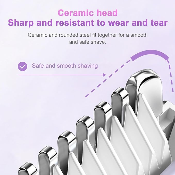 Tanawal Mart double-head electric shaver with ergonomic design and dual shaving heads for close, smooth grooming.