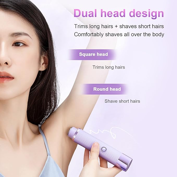 Tanawal Mart double-head electric shaver with ergonomic design and dual blades for a close, comfortable shave.