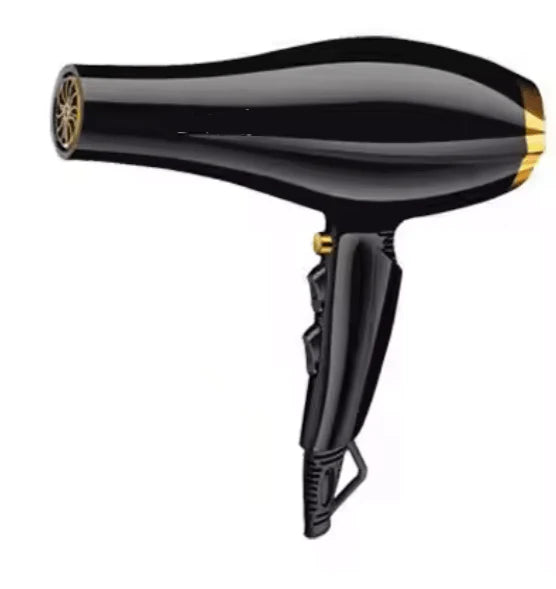 Olympia OE-X9 hair dryer by Tanawal Mart, compact black hair styling tool with digital controls and airflow vents.