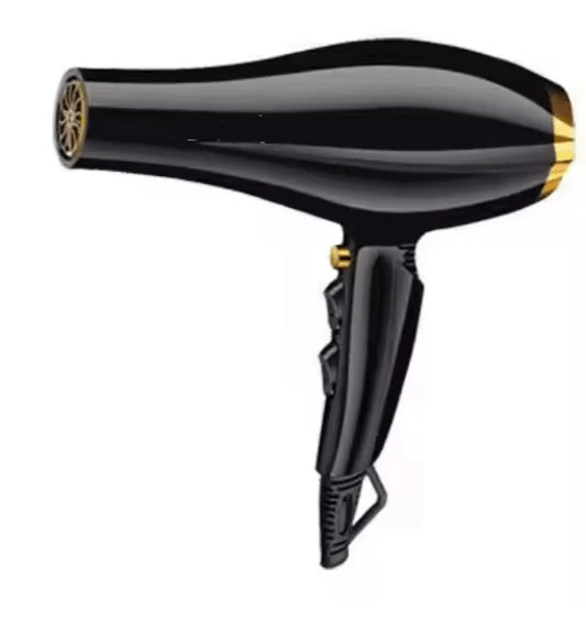 Olympia OE-X9 hair dryer by Tanawal Mart, compact black hair styling tool with digital controls and airflow vents.