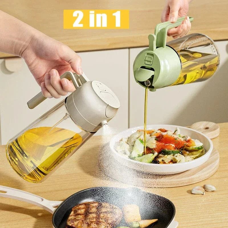 2-in-1 Oil Sprayer Bottle for Kitchen Cooking 5 2-in-1 Oil Sprayer Bottle for Kitchen Cooking - Image 5