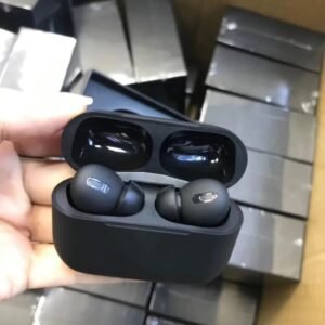 Black Wireless Bluetooth Earbuds with Charging Case