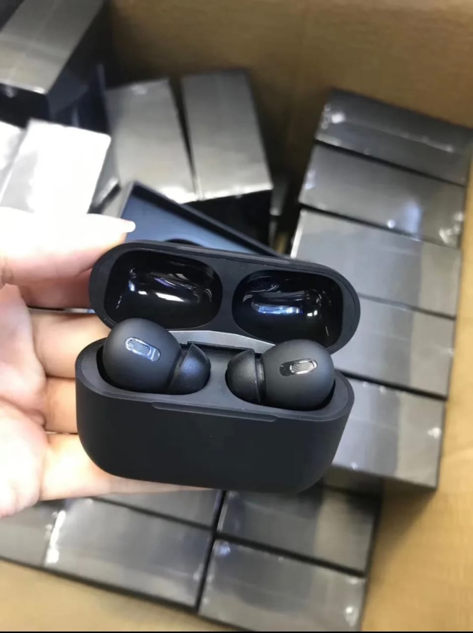 Black Wireless Bluetooth Earbuds with Charging Case 1 Black Wireless Bluetooth Earbuds with Charging Case