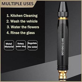 High Pressure Adjustable Nozzle Water Spray Gun for Garden 4 High Pressure Adjustable Nozzle Water Spray Gun for Garden - Image 4