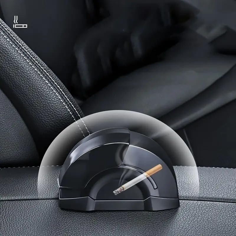 Portable Car Ashtray - Door Mounted Smokeless Trash Bin 5 Portable Car Ashtray - Door Mounted Smokeless Trash Bin - Image 5