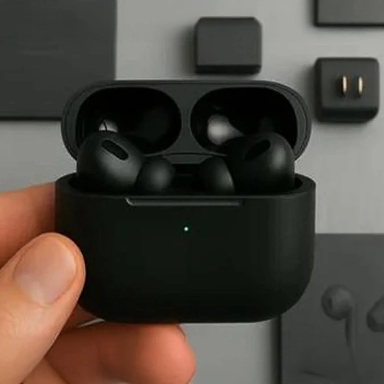Black Wireless Bluetooth Earbuds with Charging Case 2 Black Wireless Bluetooth Earbuds with Charging Case - Image 2