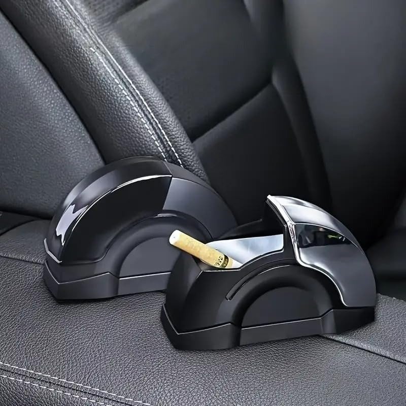 Portable Car Ashtray - Door Mounted Smokeless Trash Bin 4 Portable Car Ashtray - Door Mounted Smokeless Trash Bin - Image 4
