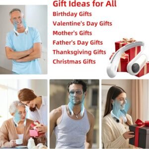 Portable Wearable Neck Fan - Bladeless 360 Cooling