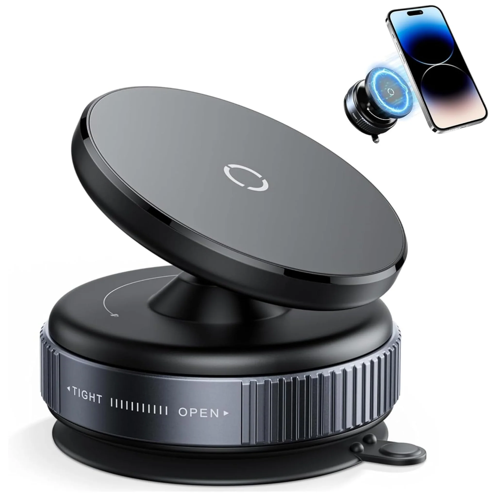 Upgraded 360 Vacuum Magnetic Car Mount Phone Holder 3 Upgraded 360 Vacuum Magnetic Car Mount Phone Holder - Image 3