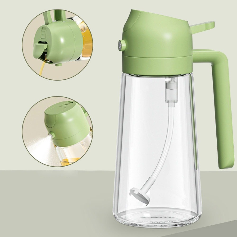2-in-1 Oil Sprayer Bottle for Kitchen Cooking 2 2-in-1 Oil Sprayer Bottle for Kitchen Cooking - Image 2
