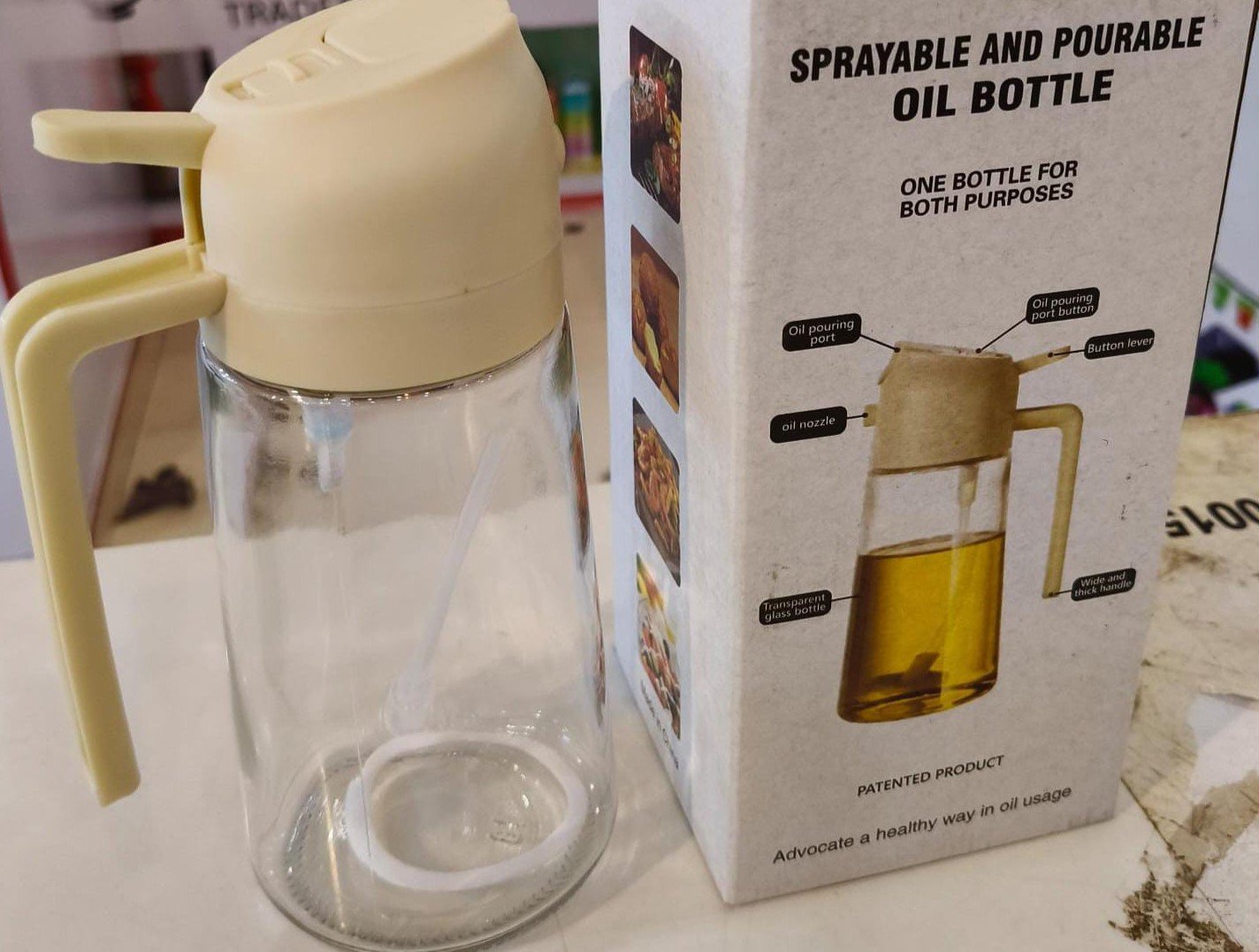 2-in-1 Oil Sprayer Bottle for Kitchen Cooking 1 2-in-1 Oil Sprayer Bottle for Kitchen Cooking