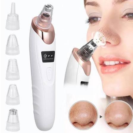 5-in-1 Rechargeable Blackhead Remover Vacuum with 5 Suction Heads 2 5-in-1 Rechargeable Blackhead Remover Vacuum with 5 Suction Heads - Image 2
