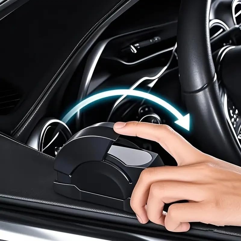 Portable Car Ashtray - Door Mounted Smokeless Trash Bin 2 Portable Car Ashtray - Door Mounted Smokeless Trash Bin - Image 2