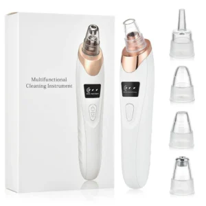 5-in-1 Rechargeable Blackhead Remover Vacuum with 5 Suction Heads