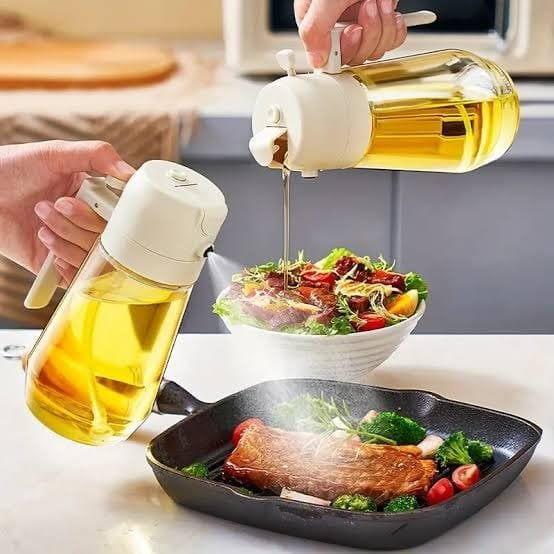 2-in-1 Oil Sprayer Bottle for Kitchen Cooking 3 2-in-1 Oil Sprayer Bottle for Kitchen Cooking - Image 3