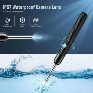 Rechargeable Smart Wireless Ear wax remover Camera Kit | Visual Ear Wax Removal Tool With Mobile Display | Random Colour