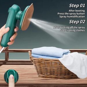Portable Mini Ironing Machine (Dry and Wet Ironing)